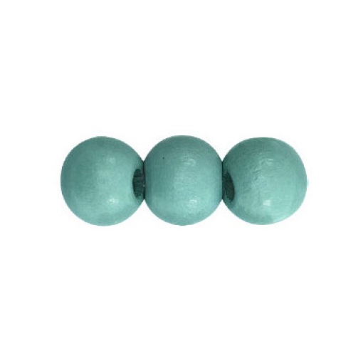 Bola de Madeira 15mm Verde Água COSE
