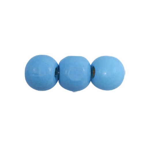 Bola de Madeira 15mm Turquesa Escuro COSE