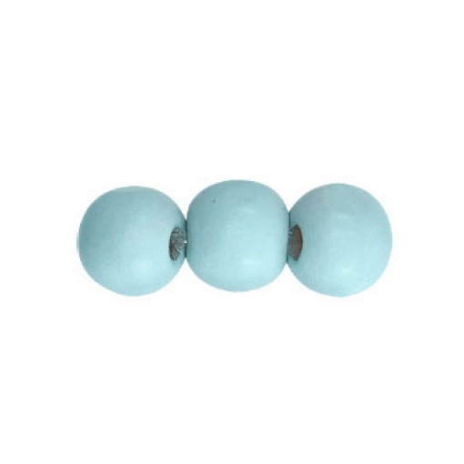 Bola de Madeira 15mm Azul Celeste COSE