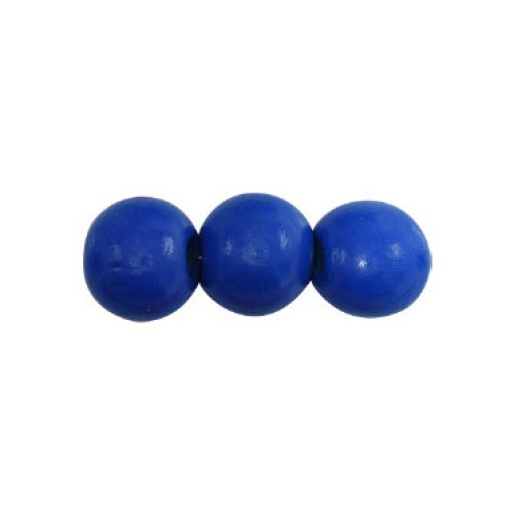 Bola de Madeira 15mm Azul Escuro COSE
