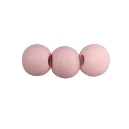 Bola de Madeira 15mm Rosa Claro COSE