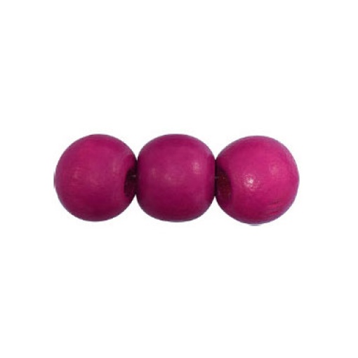 Bola de Madeira 15mm Framboesa COSE