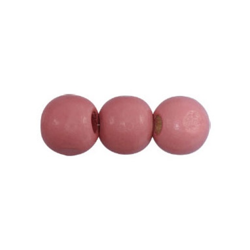 Bola de madeira 15mm rosa COSE 042500.015.0084