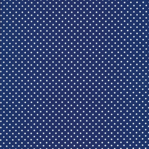 Tecido MAKOWER Spot Pintas Azul Escuro/Branco 1x1,12m