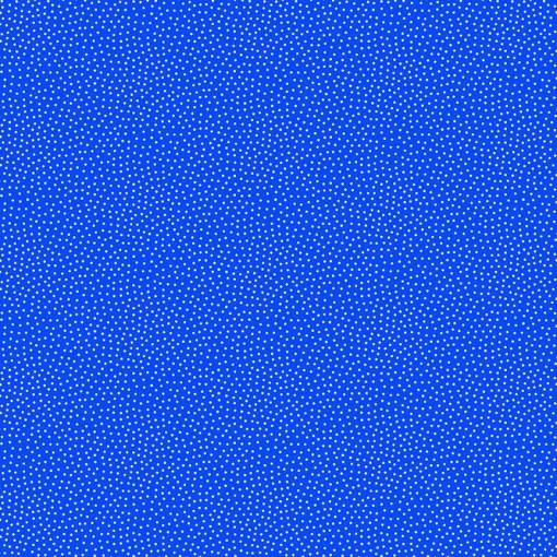 Tecido MAKOWER Freckle DOT pintas azul/branco 1x1,12m 9436/b1