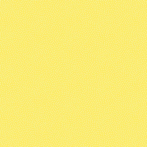 Tecido MAKOWER Freckle Dot Pintas Amarelo/Branco 1x1,12m