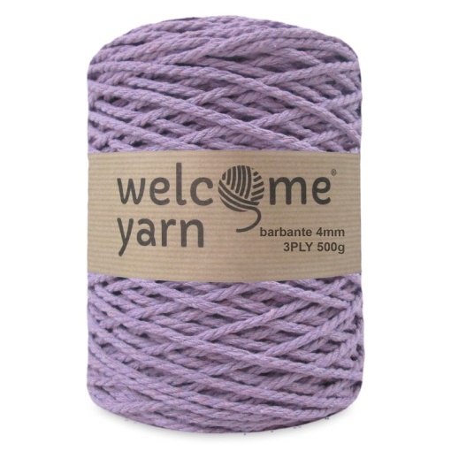 Fio Macramé Welcome Yarn Barbante 3PLY 3,5mmx100m 500g (aprox.) Violeta 22