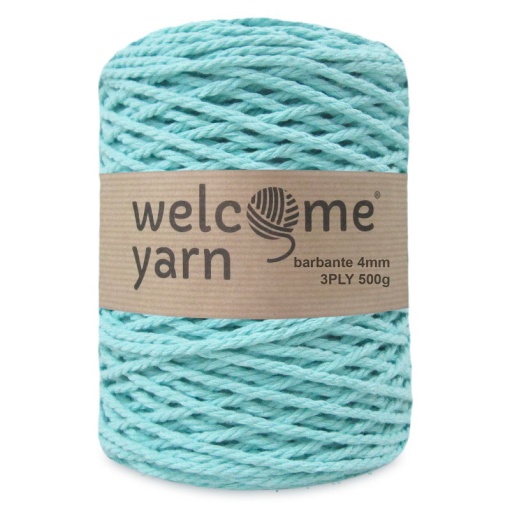 Fio Macramé Welcome Yarn Barbante 3PLY 3,5mmx100m 500g (aprox.) Verde Água 33