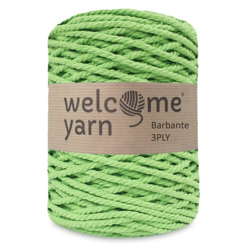 Fio Macramé Welcome Yarn Barbante 3PLY 3,5mmx100m 500g (aprox.) Verde Claro 06