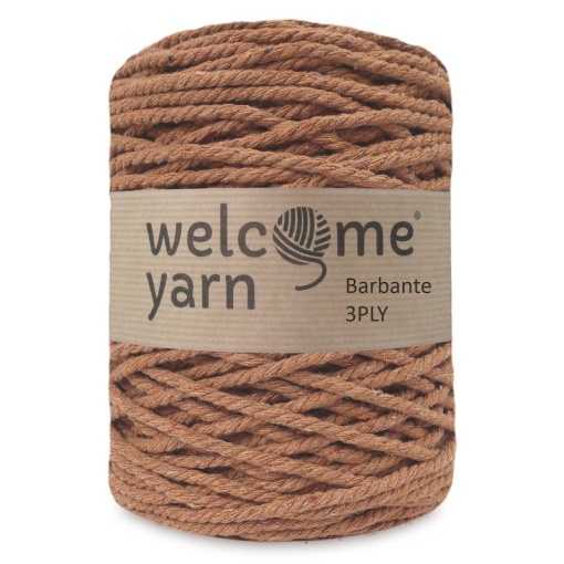 Fio Macramé Welcome Yarn Barbante 3PLY 3,5mmx100m 500g (aprox.) Castanho Médio 17