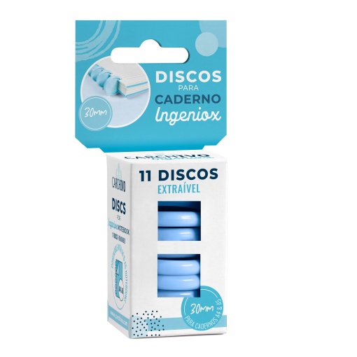 Discos para Caderno INGENIOX Azul