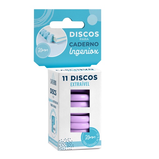 Discos para Caderno INGENIOX Lilás
