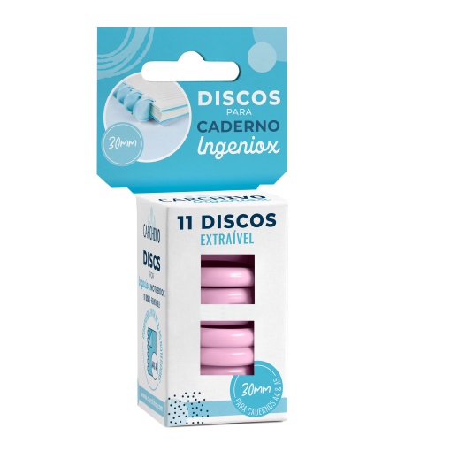 Discos para Caderno INGENIOX Rosa