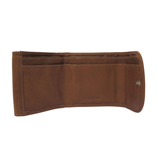 Carteira em pele RMN camel