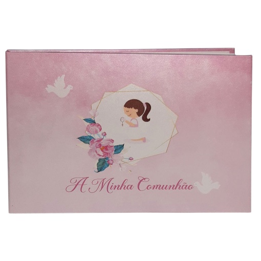 Álbum de Comunhão SIMPLY Rosa 30 folhas