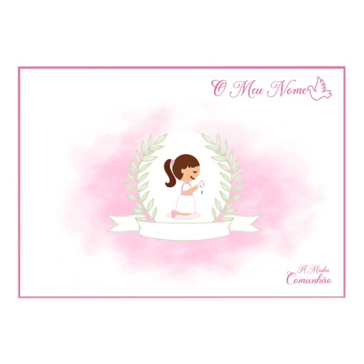 Álbum de Comunhão SIMPLY Rosa 30 folhas