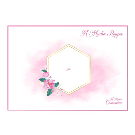 Álbum de Comunhão SIMPLY Rosa 30 folhas