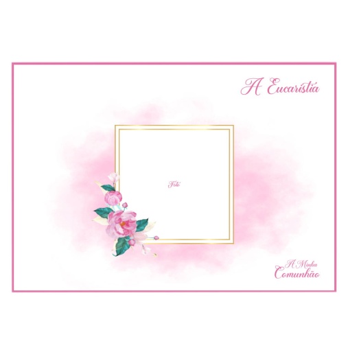 Álbum de Comunhão SIMPLY Rosa 30 folhas