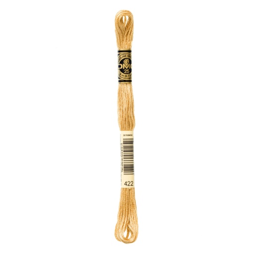 Linha de Bordar DMC Mouliné 117MC Castanho Claro 422