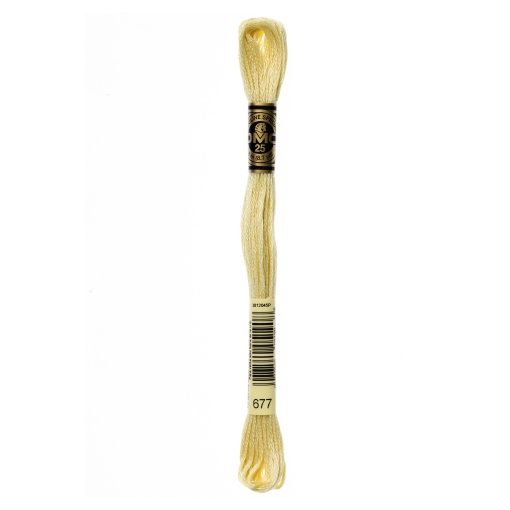 Linha de Bordar DMC Mouliné 117MC Bege Escuro 677
