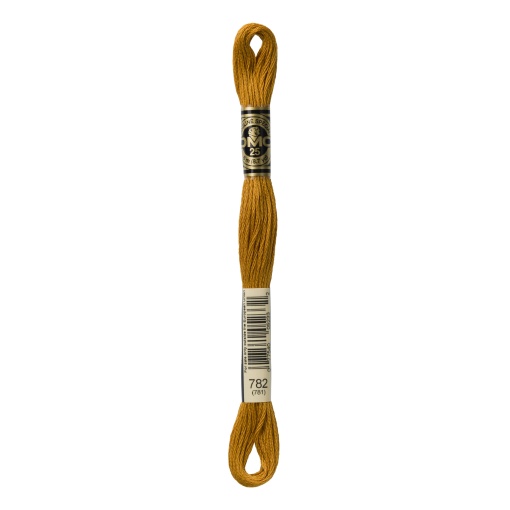 Linha de Bordar DMC Mouliné 117MC Castanho 782