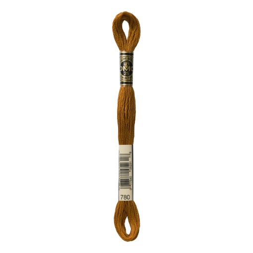 Linha de Bordar DMC Mouliné 117MC Castanho 780