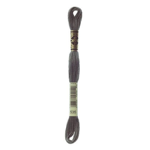 Linha de Bordar DMC Mouliné 117MC Cinza 535