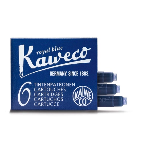 Recarga para Caneta KAWECO Azul ROYAL M caixa com 6