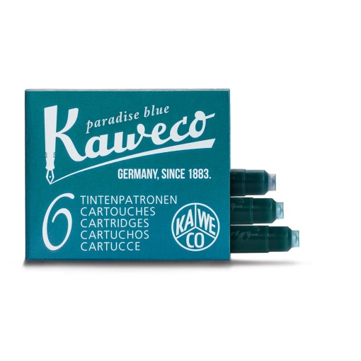 Recarga para Caneta KAWECO Azul Claro M caixa com 6