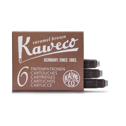 Recarga para Caneta KAWECO Castanho M caixa com 6