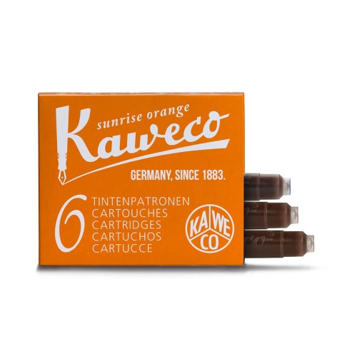 Recarga para Caneta KAWECO Laranja M caixa com 6