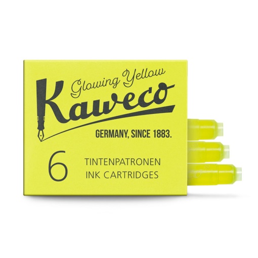 Recarga para Caneta KAWECO Amarelo M caixa com 6