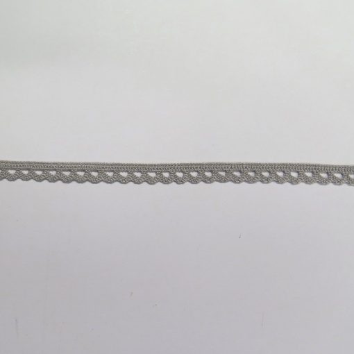 Fita de Renda 8mm Cinza 210 (metro)