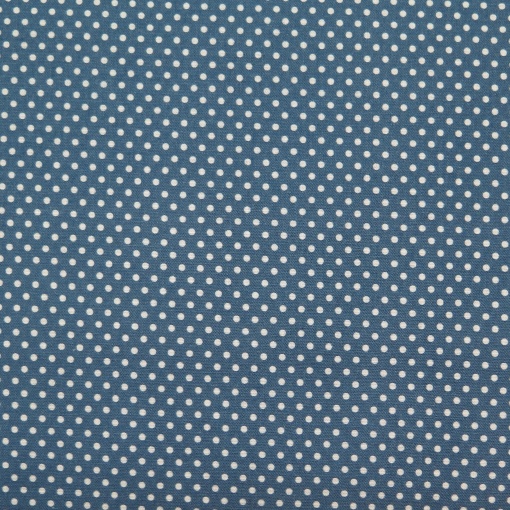 Tecido FRIDAYS Pintas Azul/Branco 1x1,50m