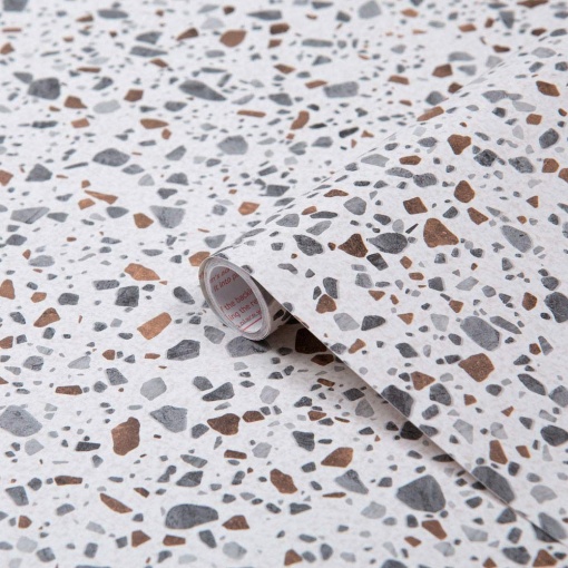 Película Adesiva D-C-FIX 45cmx2m Pedra Terrazo 346-0679