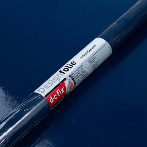 Película Adesiva D-C-FIX LISO Brilhante 45cmx15m Azul Marinho 200-3262