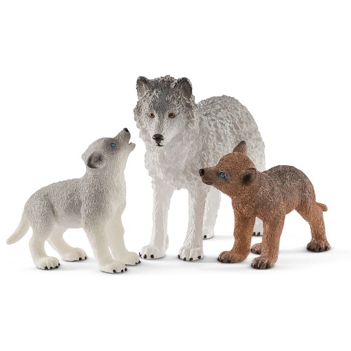Loba com Filhotes SCHLEICH WILD Life