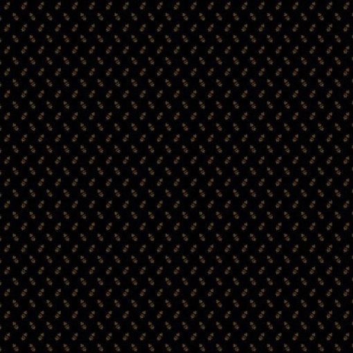 Tecido MAKOWER Tonal Ditzy Preto 1x1,12m