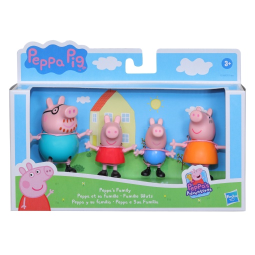 Peppa Pig e Sua Família Pack 4 Figuras HASBRO