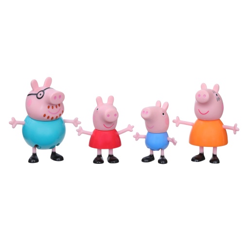 Peppa Pig e Sua Família Pack 4 Figuras HASBRO