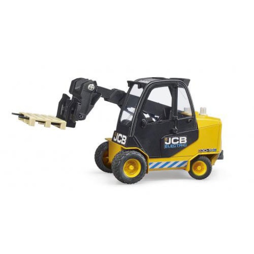 Porta-paletes JCB com Palete BRUDER
