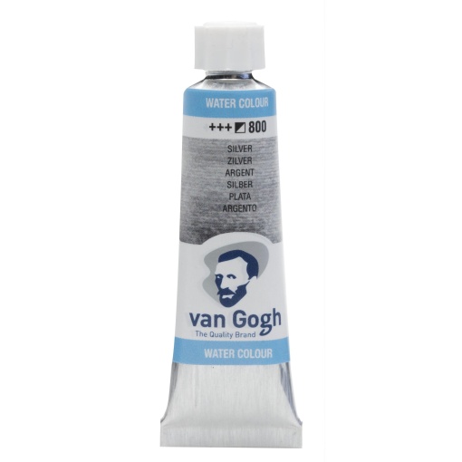 Aguarela em tubo TALENS VAN GOGH Prateado 800 10ml