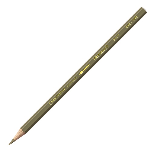 Lápis de Cor Caran D'ache Prismalo Castanho Esverdeado 039