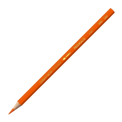 Lápis de Cor Caran D'ache Prismalo Laranja Avermelhado 040
