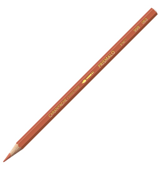 Lápis de Cor Caran D'ache Prismalo Vermelho Inglês 063