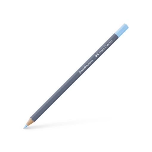 Lápis de Cor Aguarelável FABER-CASTELL Goldfaber Aqua Azul Phtalo Pastel 445
