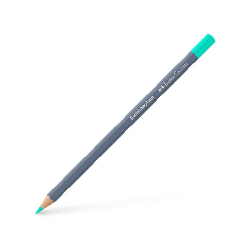 Lápis de Cor Aguarelável FABER-CASTELL Goldfaber Aqua Verde Phtalo Pastel 461