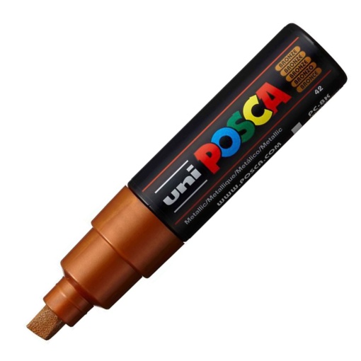 Marcador UNI Posca Pc-8k grosso 8mm bronze 42