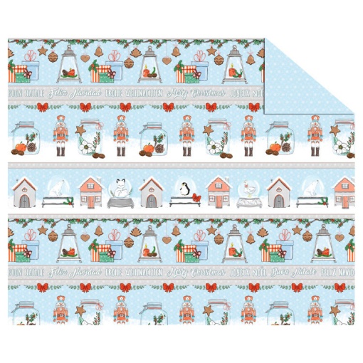 Cartolina URSUS 300g NATAL 49,5x68cm Casas