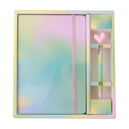 Caderno A5 I-TOTAL RAINBOW Dream Pontilhado 96 folhas + Esferográfica Apagável